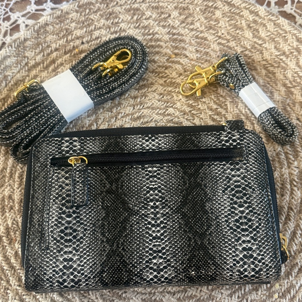 Samantha Brown Wallet Python Embossed Finish Wall… - image 2